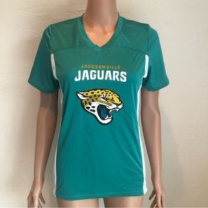 Augusta Sportswear NFL Youth Junior Girls Size L Jacksonville JAGUARS Jersey Top